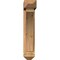 Ekena Millwork Thorton Arts and Crafts Smooth Bracket w/ Offset Brace, Western Red Cedar, 5 1/2"W x 20"D x 28"H BKT0604X20X28THR03SWR - alternate 4
